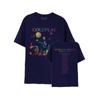 Camiseta de Concierto de Estrellas Europeas y Americanas de la Serie de la Banda Coldplay Estampada para Calle Urbana Camiseta Casual de Manga Corta con Tendencia Hip Hop