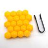 Tapa de rosca para neumático GM de 17 mm, 19 mm y 21 mm, cubierta protectora decorativa de plástico para tuercas de cubo de rueda