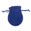 Bolsa de la Suerte de Terciopelo con Encaje y Cuentas Multicolor Bolsita para Joyería Cordón Estilo Chino Bolsa de Calabaza Anillo Pendiente Bolsita para Joyería Bolsa para Joyería