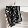 Nuevo Chal con Estampado Vintage Otoño e Invierno para Mujer, Elegante y Cálido, Versátil Pañuelo con Estampado de Lunares para Ropa Exterior