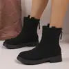 2026 Comercio Exterior Transfronterizo Botas Martin Botines Suela Blanda Moda Británica Nueva Tendencia Suela Gruesa Ajustada Elegantes Botas Chelsea