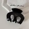 Serie de Color Caramelo Retro Pinza de Alto Nivel Versátil Etiqueta Dorada Acetato Pinza de Tiburón para el Cabello Accesorios para el Cabello Nuevo Estilo para Mujeres