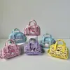Bolso Pequeño Lindo, Cable de Datos, Cable de Carga, Audífonos, Monedero, Llavero de Kuromi de Sanrio, Bolsita Pequeña con Cierre