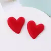 Patches Acrílicos em Formato de Coração com Velcro Materiais para DIY Presilhas de Cabelo Ímãs de Geladeira Acessórios para Decoração de Tamancos
