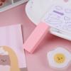 Goma de borrar push-pull color crema estudiantes usan goma de borrar de aspecto atractivo goma de borrar retráctil tipo push con pocas virutas sin dejar marcas
