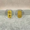 Concha de Agua Oro Puro 999 Tesoro de Riqueza Gato de la Fortuna Pegatina Dorada para Teléfono Móvil Tienda de Oro Promoción de Transmisión en Vivo Regalo para Atraer Clientes