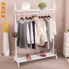 Perchero simple estante para exhibir ropa perchero colgante para ropa de mujer de pie para dormitorio estante simple para bolsas de almacenamiento doméstico