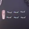 Decorações Versáteis para Unhas com Laço Aurora Acessórios Pequenos de Resina Materiais DIY Pingentes para Brincos Acessórios de Unha Usáveis Strass