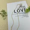 Colar Minimalista de Verão Estilo Coreano com Pingente de Contas de Melancia para Clavícula Feminina, Atacado de Joias com Design Minimalista