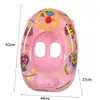 Bote inflable para nadar para niños transfronterizo, equipo de dibujos animados de PVC engrosado respetuoso con el medio ambiente, flotador para nadar, juguete acuático inflable para niños