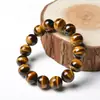 Pulsera de Piedra Ojo de Tigre Amarillo Natural al por Mayor, Cuentas de Piedra Ojo de Tigre de 8-20 mm, Fabricante Mayorista de Pulseras Personalizadas de Moda con Piedra Ojo de Tigre
