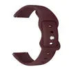 Adecuado para Samsung/Huawei/Garmin Hebilla de Ocho Caracteres de Color Sólido Hebilla de Mariposa Correa de Silicona para Reloj Deportivo 20/22 mm Universal
