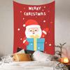 Decoração de Quarto Han Feng Tapeçaria de Natal Decoração de Parede Tecido para Pendurar na Parede ao Lado da Cama Estilo Ins Tecido de Fundo para Decoração de Natal