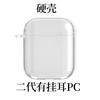 Para airpods Apple serie audífono inalámbrico Bluetooth funda protectora TPU/PC transparente funda para audífonos PRO2