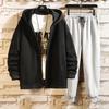 Conjunto de Cárdigan y Suéter de Primavera y Otoño para Niños ins Moda Deportes Conjunto de Dos Piezas Hombre Gordo Talla Grande Conjunto Casual