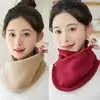 Bufanda Protección Cuello Manga para Cuello A prueba de Frío Mujeres Cálida Otoño e Invierno Cuello Chal para Hombres A prueba de Viento Ciclismo Engrosado Forrado de Felpa Moda