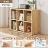 Estantería de Madera Maciza Seleccionada Cuidadosamente, Estante de Almacenamiento, Gabinete de Rejilla Combinado de Pie y Montado en Pared, Estantería para el Hogar de Madera de Pino para Sala de Estar