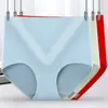 Roupa Íntima Feminina Algodão Puro Cintura Média-Alta Roupa Íntima Controle de Barriga Tamanho Grande Roupa Íntima Feminina Algodão Puro Virilha Antibacteriana Calcinhas de Alta Elasticidade Atacado