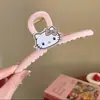 Presilha Presa para Mulheres Presilha Fosca Acessório de Cabelo Grampo de Alta Qualidade Grampo de Placa Leve Grande Cor Marrom Leite Presilha Tubarão Agarra-Cabelo Atacado