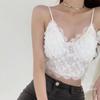 Camisola de Renda Francesa para Mulheres, Roupa Externa de Verão, Costas Bonitas, Camada Interna de Traje Pequeno, Top Tubinho Espartilho Único