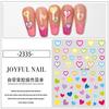 Calcomanía para uñas rosa azul estrella estrella de cinco puntas color estrella hueca hombre día adorable encaje adhesivo decoración