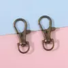 Acessórios de Liga de Metal de Venda Quente Transfronteiriça Fivela de Porta Galvanizada 3g Fivela de Cachorro Fazer Chaveiro de Metal Artesanal DIY Anel de Chave