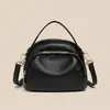 Bolso Casual Nuevo Modelo 2026 para Mujer, Bolso de Moda Multicapa Tendencia, Bolso Suave de Piel de Tres Capas para Mamá, Bolso de Hombro Único Cruzado