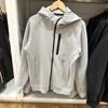 Cárdigan deportivo casual de otoño para hombre con capucha, cremallera, elástico, de secado rápido y manga larga 460325