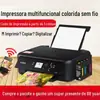 Impressora Jato de Tinta Colorida Canon para Uso Doméstico, Tamanho Pequeno, Wifi Sem Fio, Sistema de Tanque de Tinta, Função de Cópia, Impressão Frente e Verso