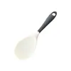 Sartén Antiadherente Utensilios de Cocina de Silicona Espátula Sartén para Freír Cucharón Cuchara para Arroz Resistente a Altas Temperaturas Anti-quemaduras Cocina de Cocina Saltear Juego de 4 Piezas
