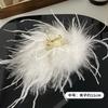 Cetim de alta qualidade Grande Arco Preto Tubarão Clipe Headwear Quadrado Diamante Volta Grampo de Cabelo Feminino Grampo de Cabelo