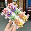 Novo Grampo de Cabelo Desenho Animado para Menina Clipe Fofo para Franja Resina Plástica Acessórios de Cabelo Adorno de Tecido Grampo para Cabelo Infantil