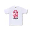 Comercio exterior al por mayor transfronterizo marca de tendencia estilo japonés camuflaje tiburón, cabeza de tigre, hombre-mono bloques de color luminoso manga corta corte holgado camiseta de pareja