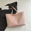 Bolsa Grande com Estampa de Letras para Mulheres 2025 Tendência Nova Versátil Estilo Nicho Bolsa de Ombro para o Dia a Dia Bolsa Tote