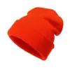 Gorro de Tricô Cor Pura Estilo Casual para Homens e Mulheres, Versátil Outono e Inverno Adulto Cor Doce Quente Pulôver Lã