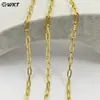 Bc227 Novo Banho de Ouro 18K Clássico DIY Acessórios Feitos à Mão Corrente para Joias Pulseira Colar Acessórios Diários