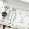 Comercio Exterior Transfronterizo Explosiones Moda Casual Reloj de Correa de Acero para Mujer Balanza Digital Simple Reloj de Cuarzo para Estudiante