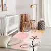 Manta para Mesa de Centro Abstrata Minimalista TUME para Sala de Estar, com Base TPR de Caxemira, Manta para Quarto ao Lado da Cama, Tapete Simples