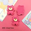 Color gelatina oso de dibujos animados tigre cachorro accesorios de resina diy pegamento de crema funda de teléfono tocado pasador pegatinas decorativas