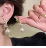 Aretes de Perlas, Lujo Accesible y Aretes de Gama Alta, Nuevo Estilo Caliente 2025, Aretes Estilo Pequeño y Fragante, Aretes Populares para Mujeres
