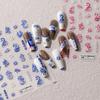 TENSOR nuevas pegatinas de uñas de dibujos animados artesanales pegatinas de uñas adhesivas tridimensionales joyería TS-3453 polvo Xiangyun longta