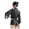 Nueva ropa interior sexy para mujer, bata de baño de gasa de talla grande, traje de tentación, lindo cárdigan de princesa, pijama sexy.
