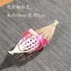 Cesta de Fruta de Bambú Hecha a Mano, Recogedor de Bambú, Plato Creativo con Forma de Barco para Fruta Seca, Cesta para Snacks, Cesta de Almacenamiento para Sala de Estar, Plato de Fruta