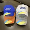 Gorra de Secado Rápido para Niños Primavera y Verano para Hombre Sombrilla Delgada Transpirable con Agujeros Versión Coreana Mantente Colorido Visera con Graffiti Gorra de Béisbol para Niños