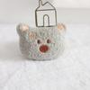 Bonito dos desenhos animados broche de boneca de pelúcia estrela coelho rosa coelho cinza Urso Gato pin bag crachá acessórios de vestuário