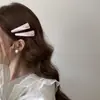 Pinza morada para el pelo de camote estilo coreano, pinza bb triangular de alta gama, pinza lateral moderna y versátil para mechones sueltos y flequillo, accesorio para el pelo