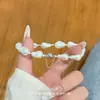 Pulsera Retro Francesa de Perlas de Imitación, Lujo Ligero y de Gama Alta, Pulsera de Perlas Irregulares, Diseño de Nicho, Pulsera Versátil