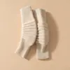 Al por mayor transfronterizo Otoño e Invierno Nuevas Rodilleras Tejidas 100% Cachemira Pura para Hombres y Mujeres, Leggings y Rodilleras Gruesos y Cálidos