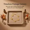 Directo del Fabricante, En Stock Pulsera de Acero Inoxidable 304 Grabada con Láser de Flor de Cinco Pétalos para Mujer, Pulsera de Moda y Lujosa Tendencia en Línea