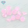 Huagang Gem 5A Ronda Punta inferior Polvo Jade vidrio Piedra desnuda Vidrio rosa Anillos Diamante desnudo Piedra principal Vidrio